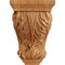 Ekena Millwork 8 1/2"W x 6 1/2"D x 14"H Large Wide Acanthus Wood Corbel, Red Oak CORW08X06X14ACRO - alternate 3